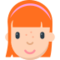 Girl emoji on Mozilla